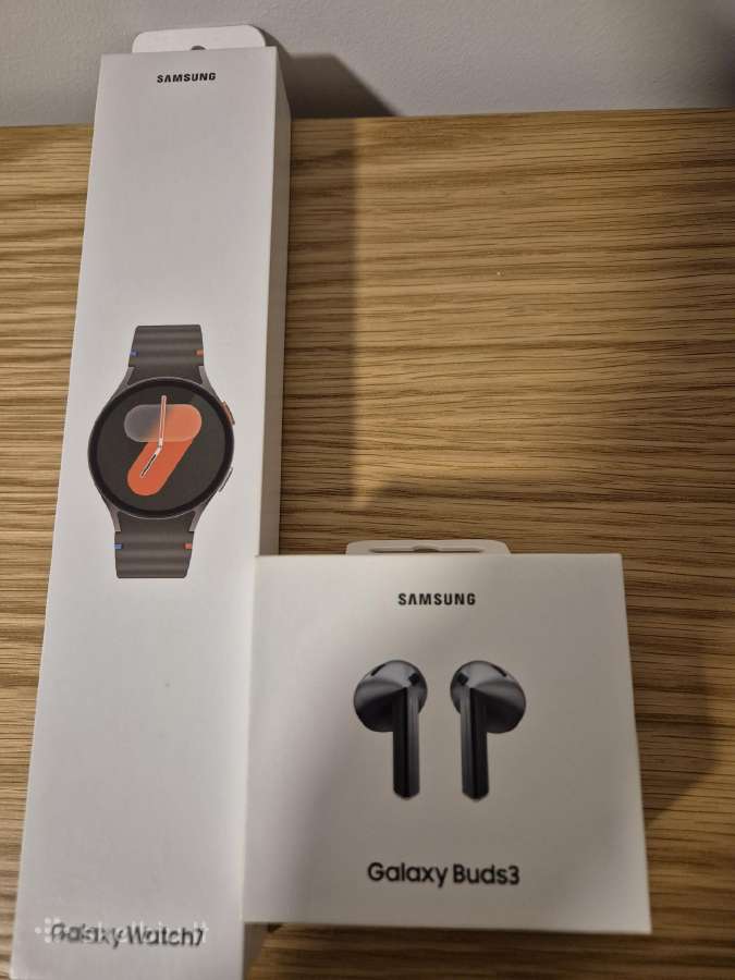 Samsung Galaxy Watch 7 ir Galaxy Buds 3