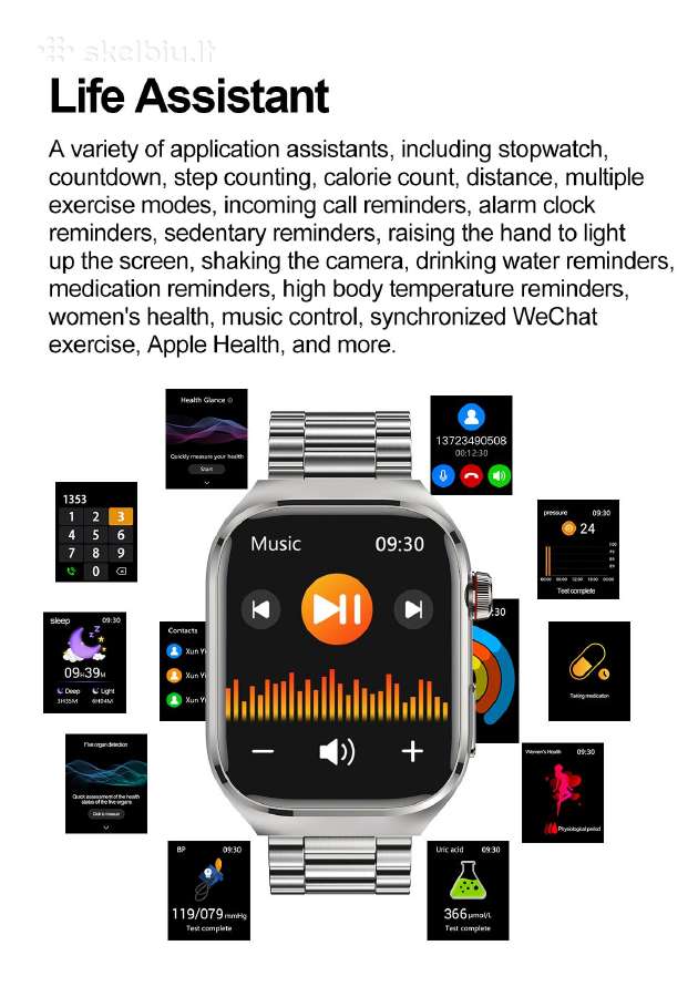 Smart watch Išmanusis laikrodis - nuotraukos Nr. 13