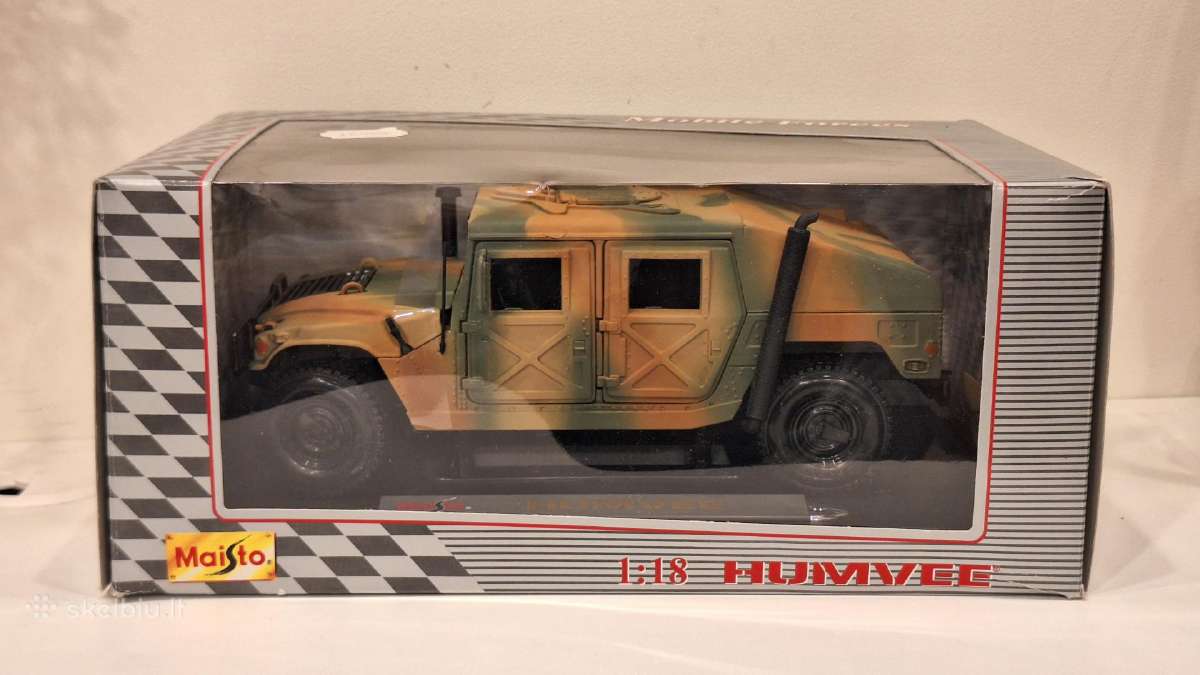 Humvee modeliukas, Maisto 1:18 - nuotraukos Nr. 5