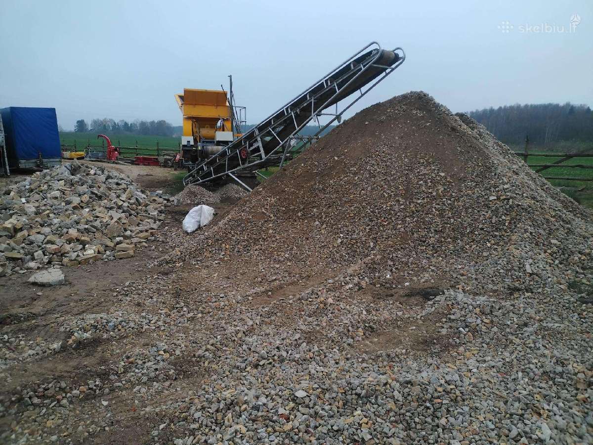 Smulkintuvas metalo plastiko kartono gumos betono - nuotraukos Nr. 23