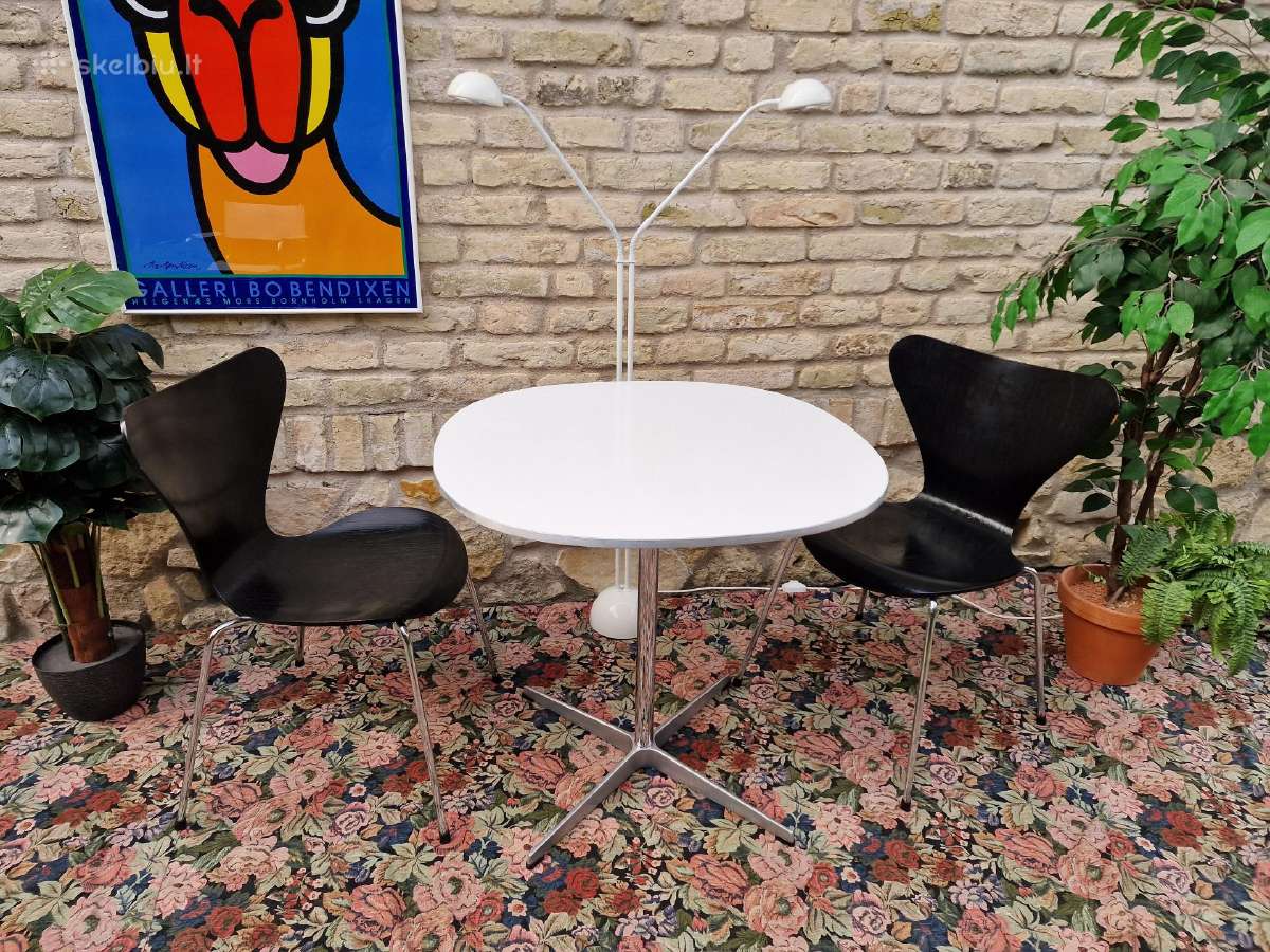 Vintažinės mid century Bauhaus st.kėdės su stalu