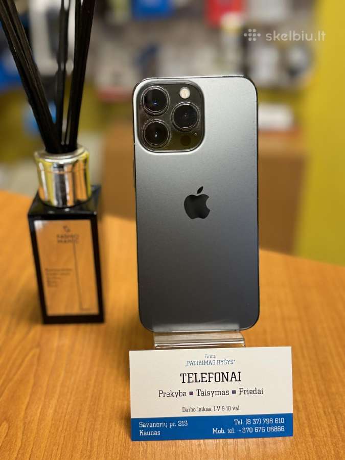 iPhone 13pro 256gb Black Su Garantija