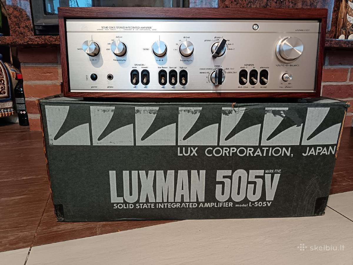 Kolekcinis Luxman L-505v stiprintuvas - nuotraukos Nr. 2