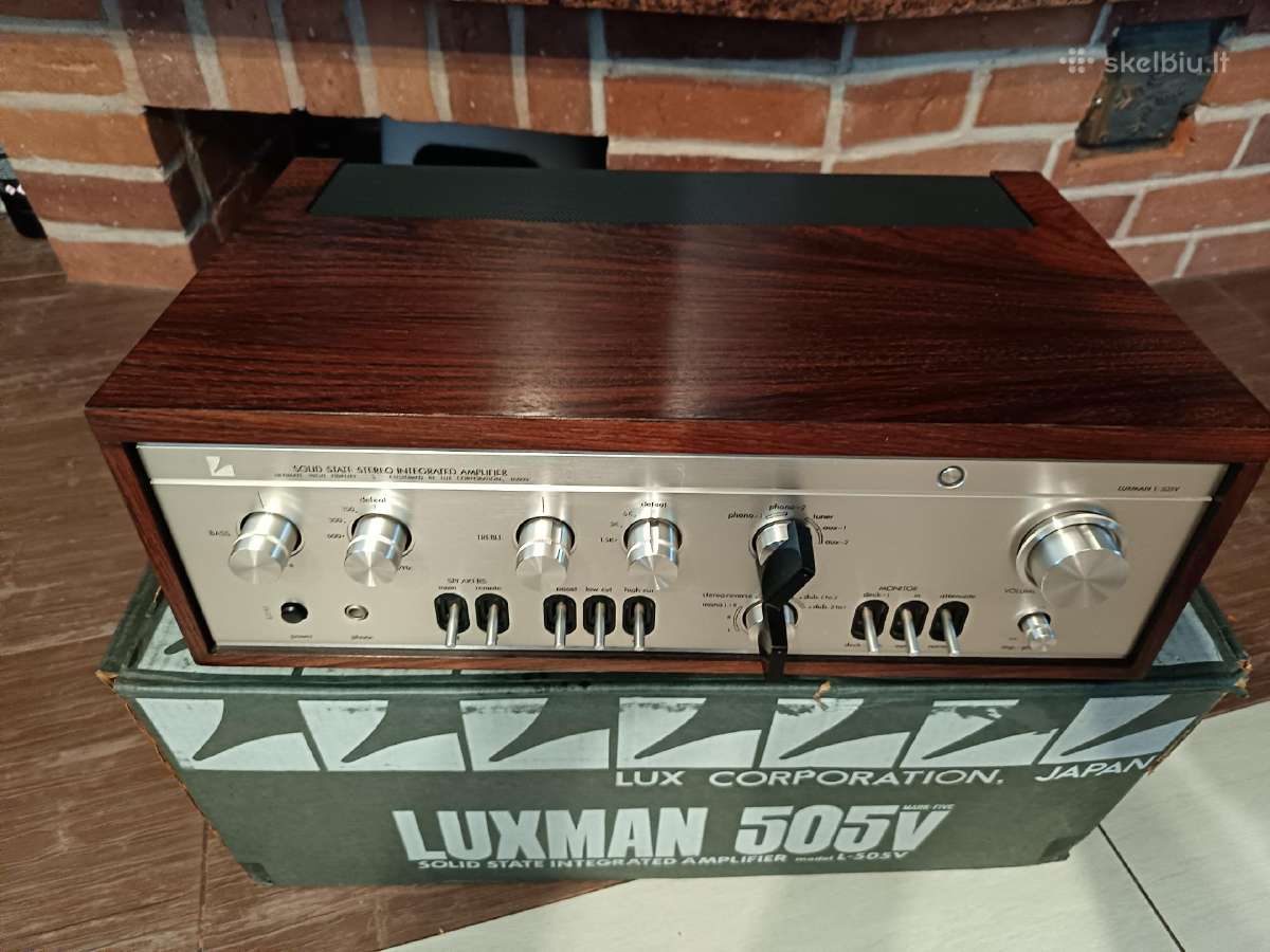 Kolekcinis Luxman L-505v stiprintuvas - nuotraukos Nr. 8