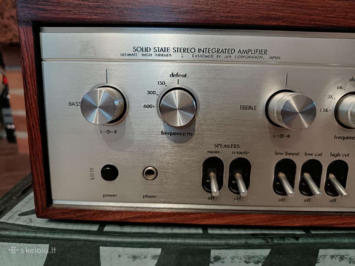 Kolekcinis Luxman L-505v stiprintuvas - nuotraukos Nr. 15