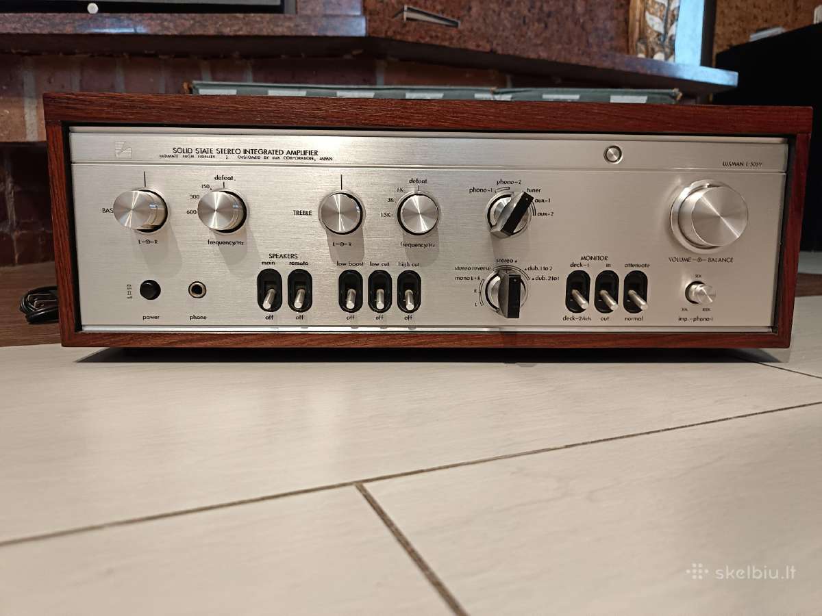 Kolekcinis Luxman L-505v stiprintuvas - nuotraukos Nr. 3