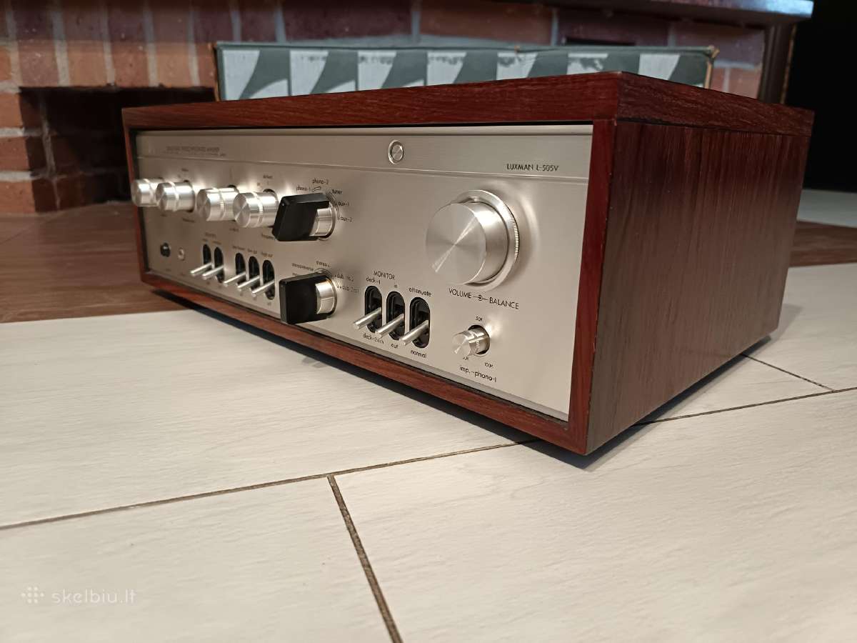 Kolekcinis Luxman L-505v stiprintuvas - nuotraukos Nr. 6