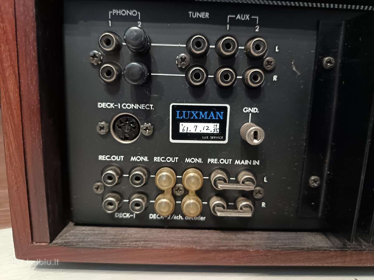 Kolekcinis Luxman L-505v stiprintuvas - nuotraukos Nr. 13