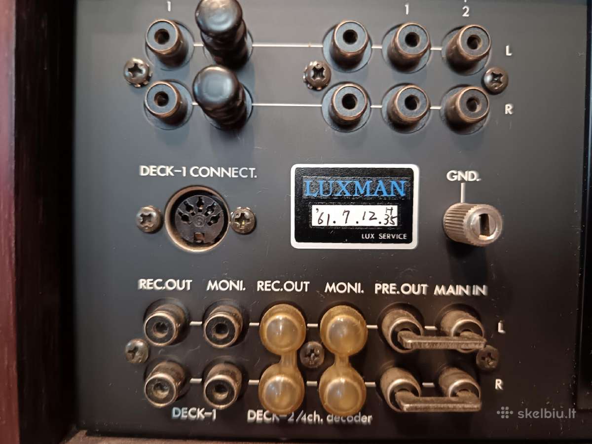Kolekcinis Luxman L-505v stiprintuvas - nuotraukos Nr. 20