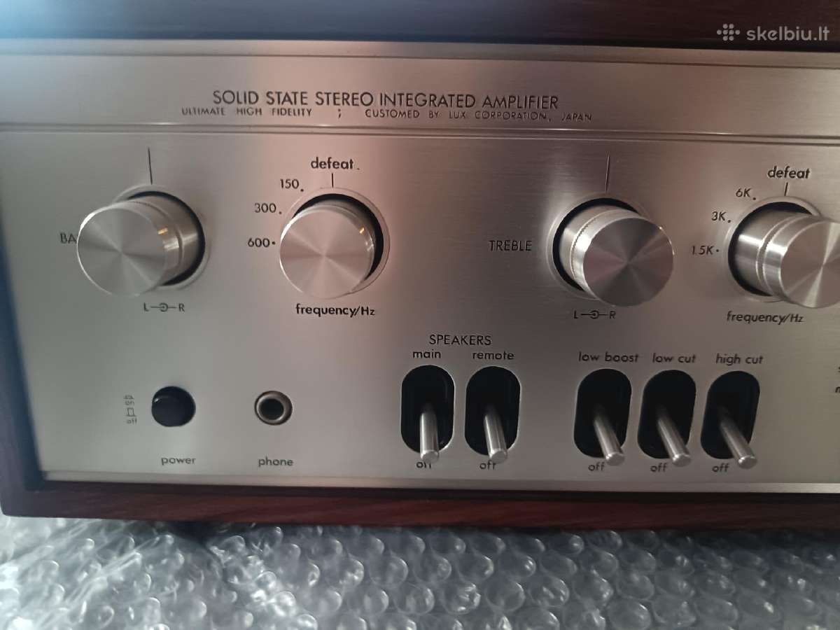 Kolekcinis Luxman L-505v stiprintuvas - nuotraukos Nr. 12