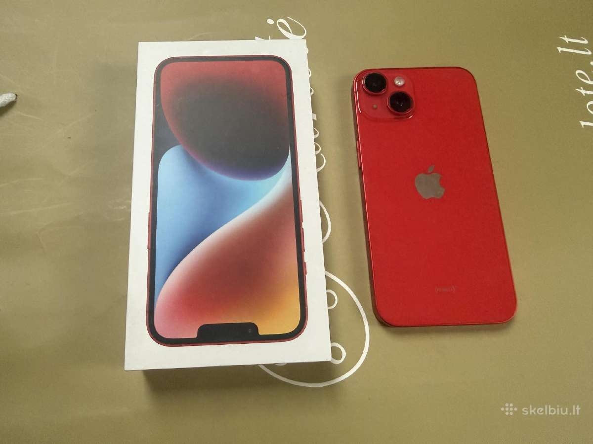 iPhone 14 256gb Red 256gb ( 100% Battery )