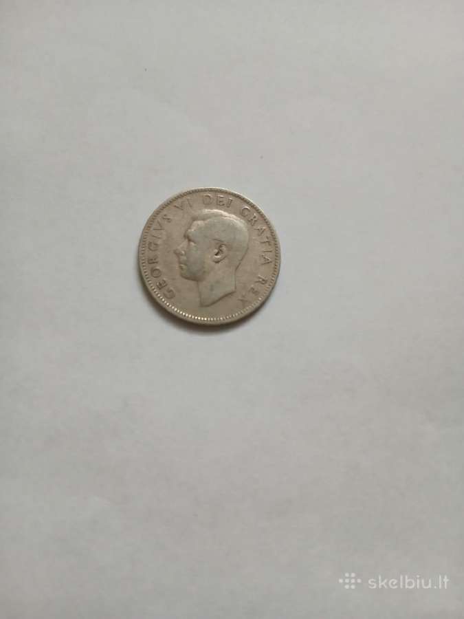 Canada 1940 25 Centai Sidabras - nuotraukos Nr. 2