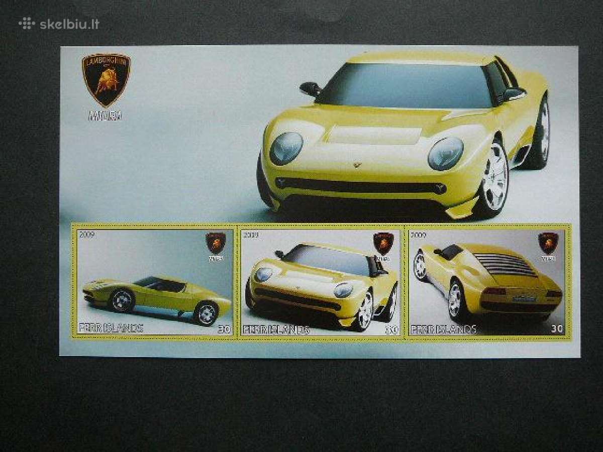 Automobiliai Lamborghini 2009 Mnh abg953