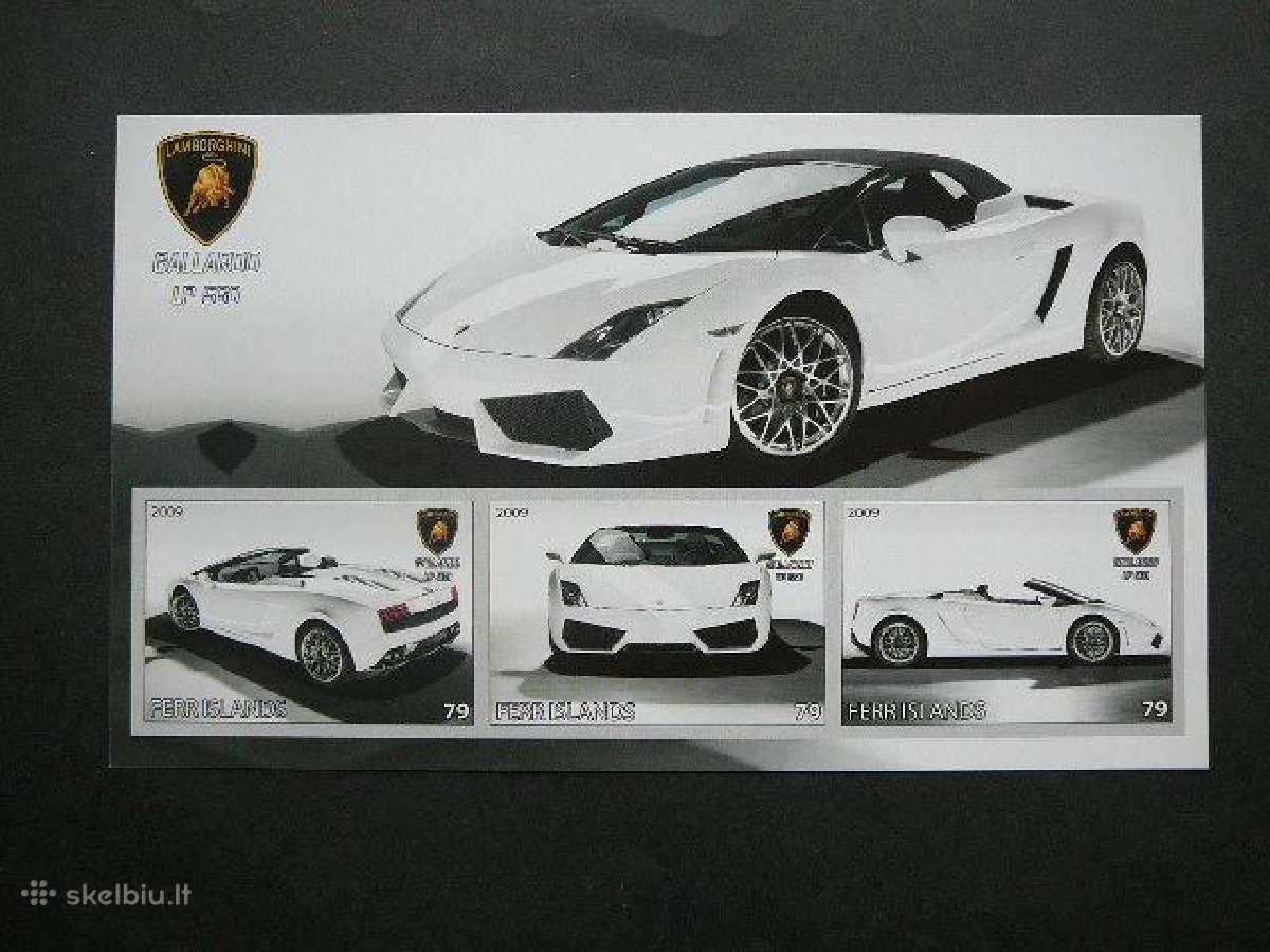 Automobiliai Lamborghini 2009 Mnh abg954