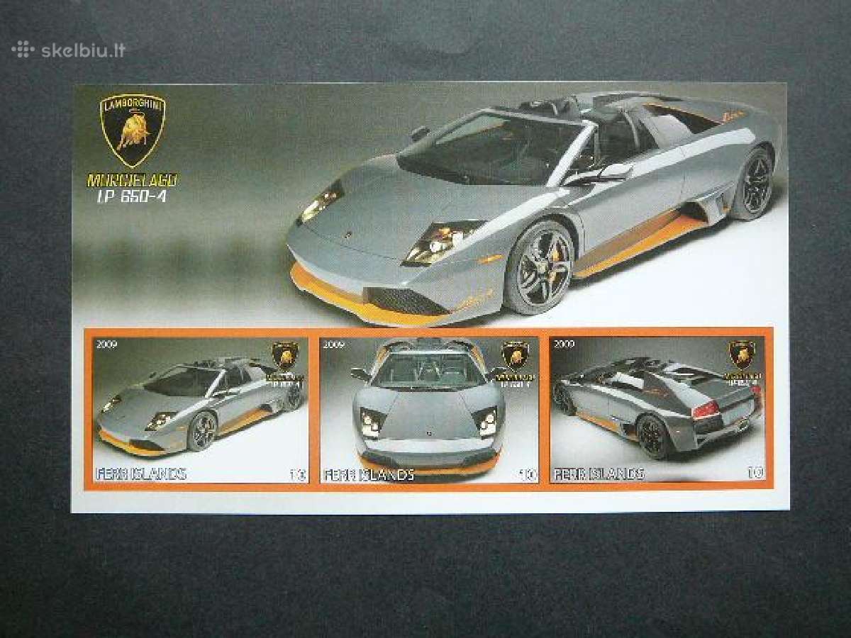 Automobiliai Lamborghini 2009 Mnh abg958