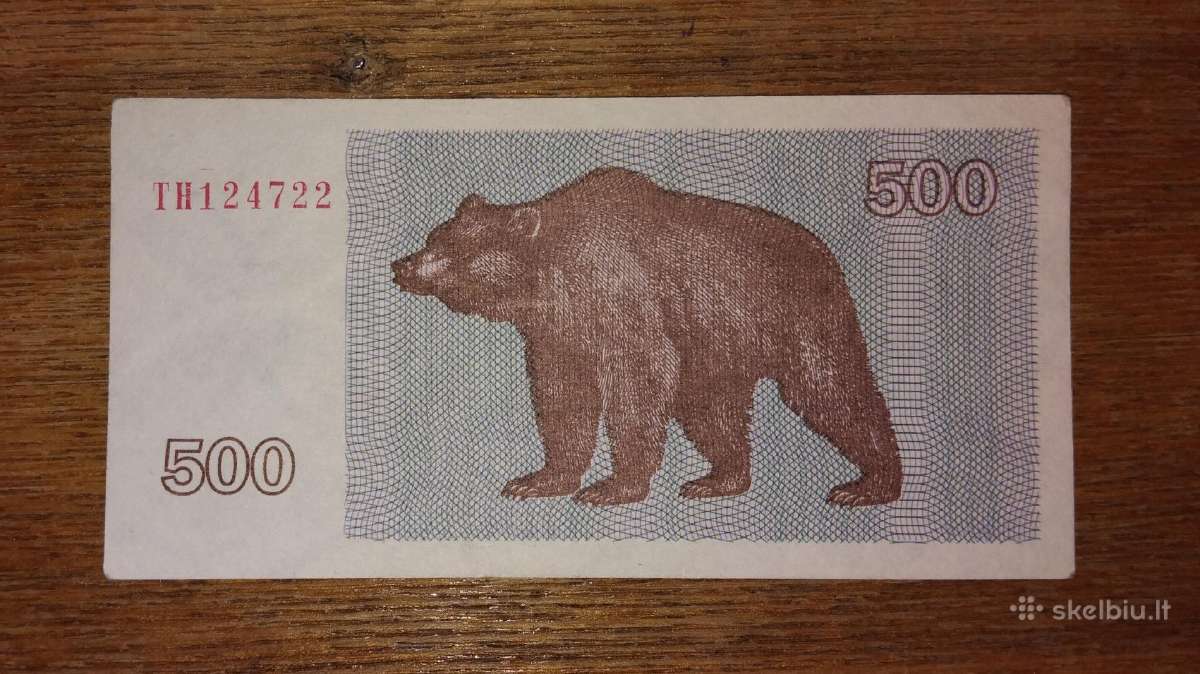 Lietuvos 500 talonu banknotas
