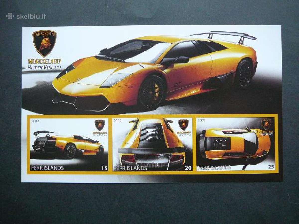 Automobiliai Lamborghini 2009 Mnh abg959
