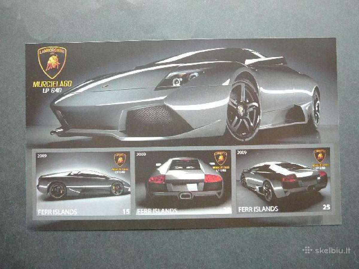 Automobiliai Lamborghini 2009 Mnh abg960