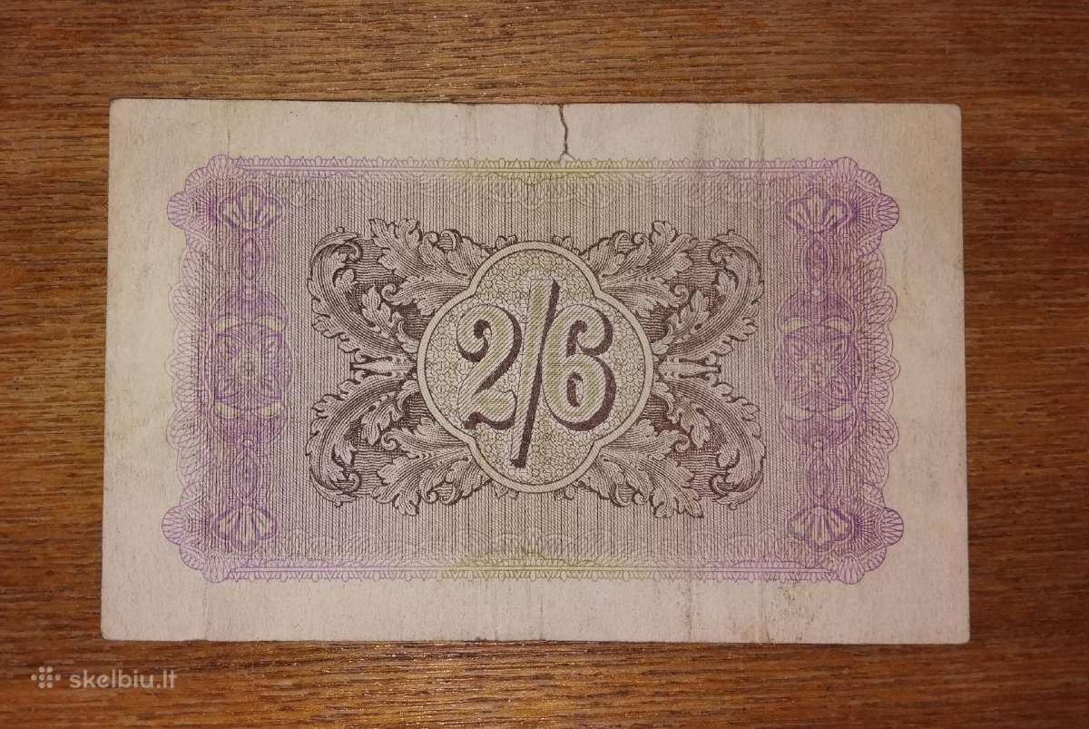 Anglijos 2šilingu/6pencu banknotas - nuotraukos Nr. 2