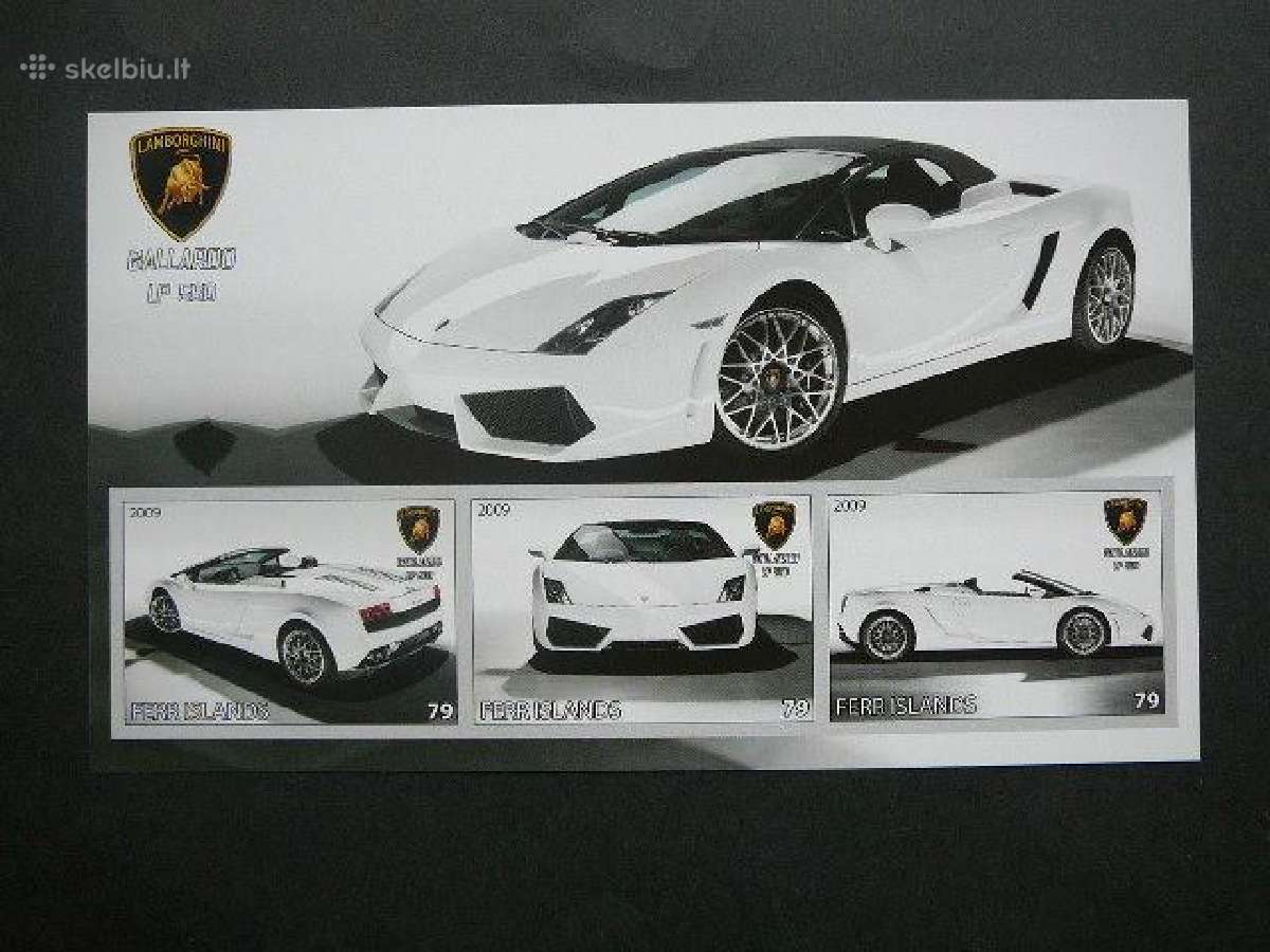 Automobiliai Lamborghini 2009 Mnh abg961