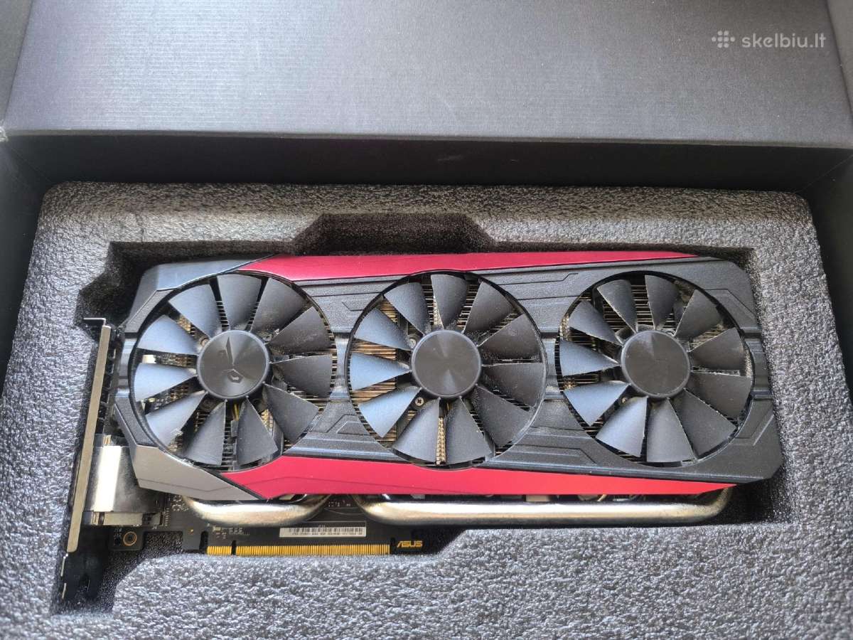 Asus Strix Geforce Gtx 980ti 6gb - nuotraukos Nr. 2