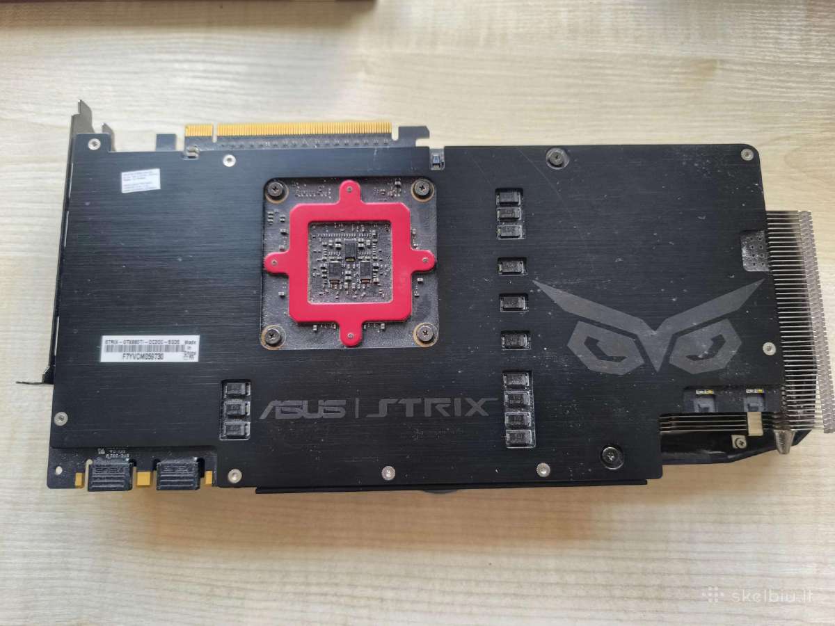 Asus Strix Geforce Gtx 980ti 6gb - nuotraukos Nr. 5