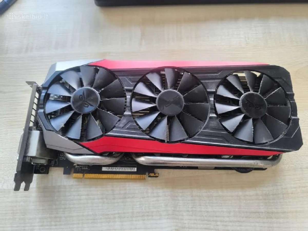 Asus Strix Geforce Gtx 980ti 6gb - nuotraukos Nr. 6