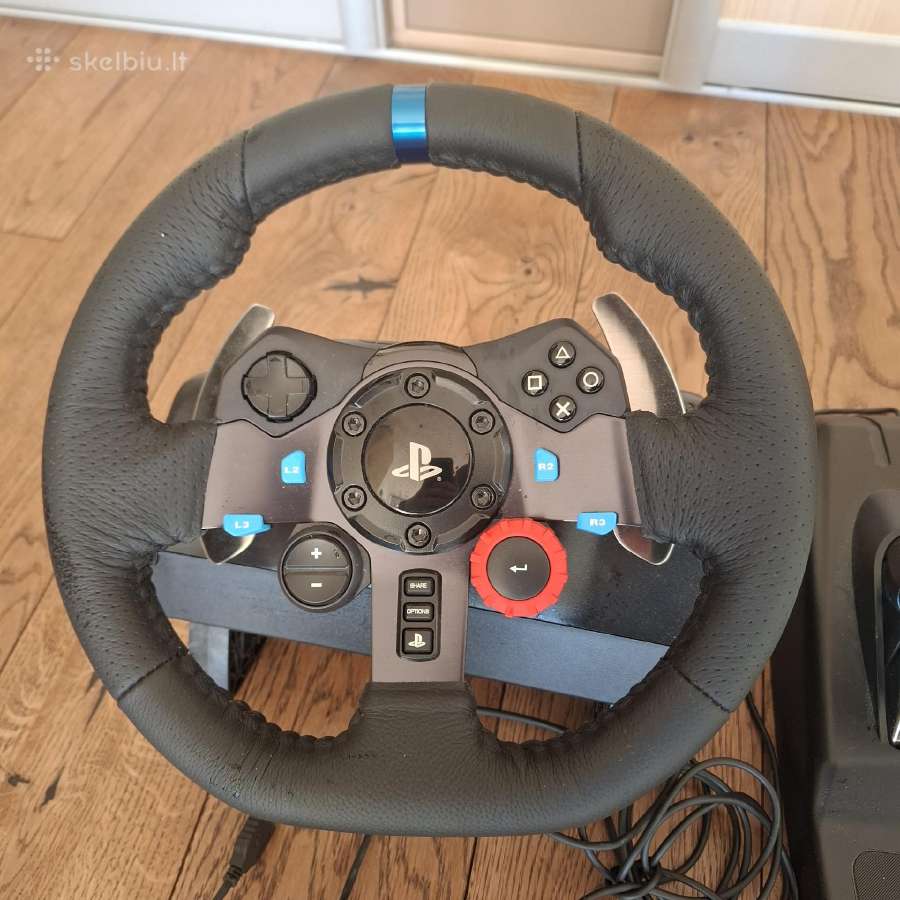 Žaidimų vairas Logitech Ps 3,4,5(?)/pc 29 Racing - nuotraukos Nr. 3