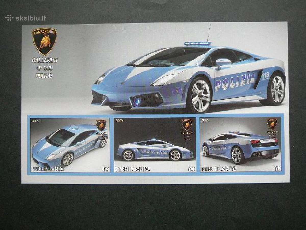 Automobiliai Lamborghini 2009 Mnh abg964