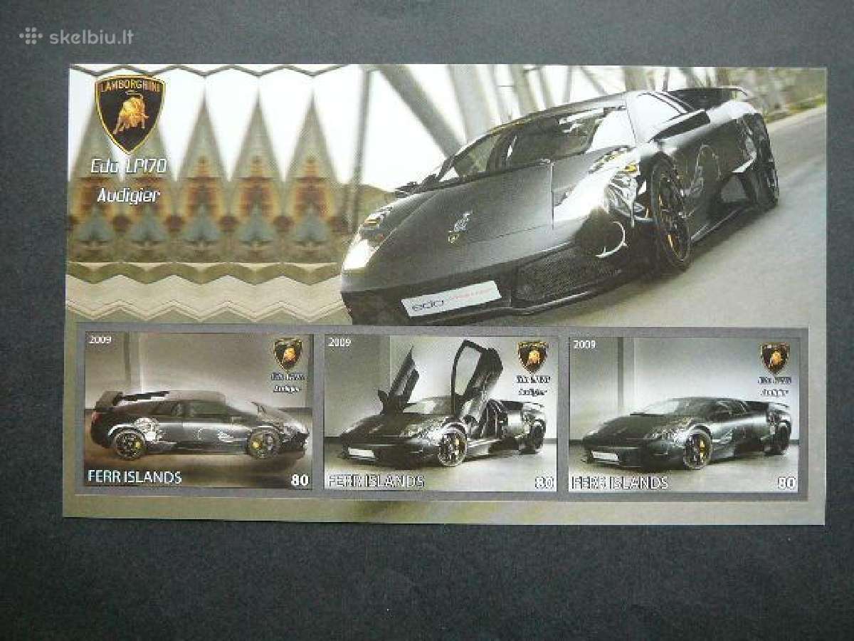 Automobiliai Lamborghini 2009 Mnh abg966