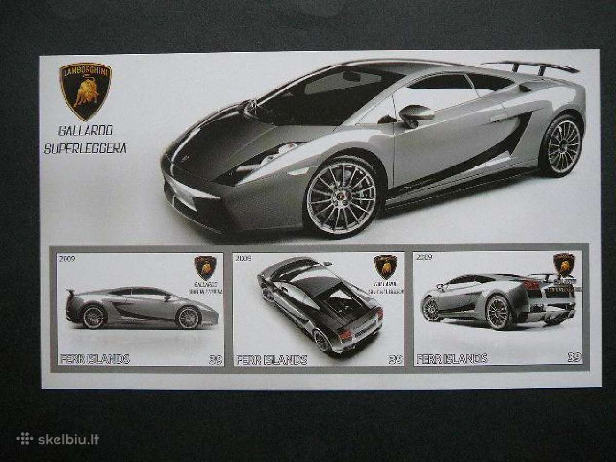 Automobiliai Lamborghini 2009 Mnh abg967