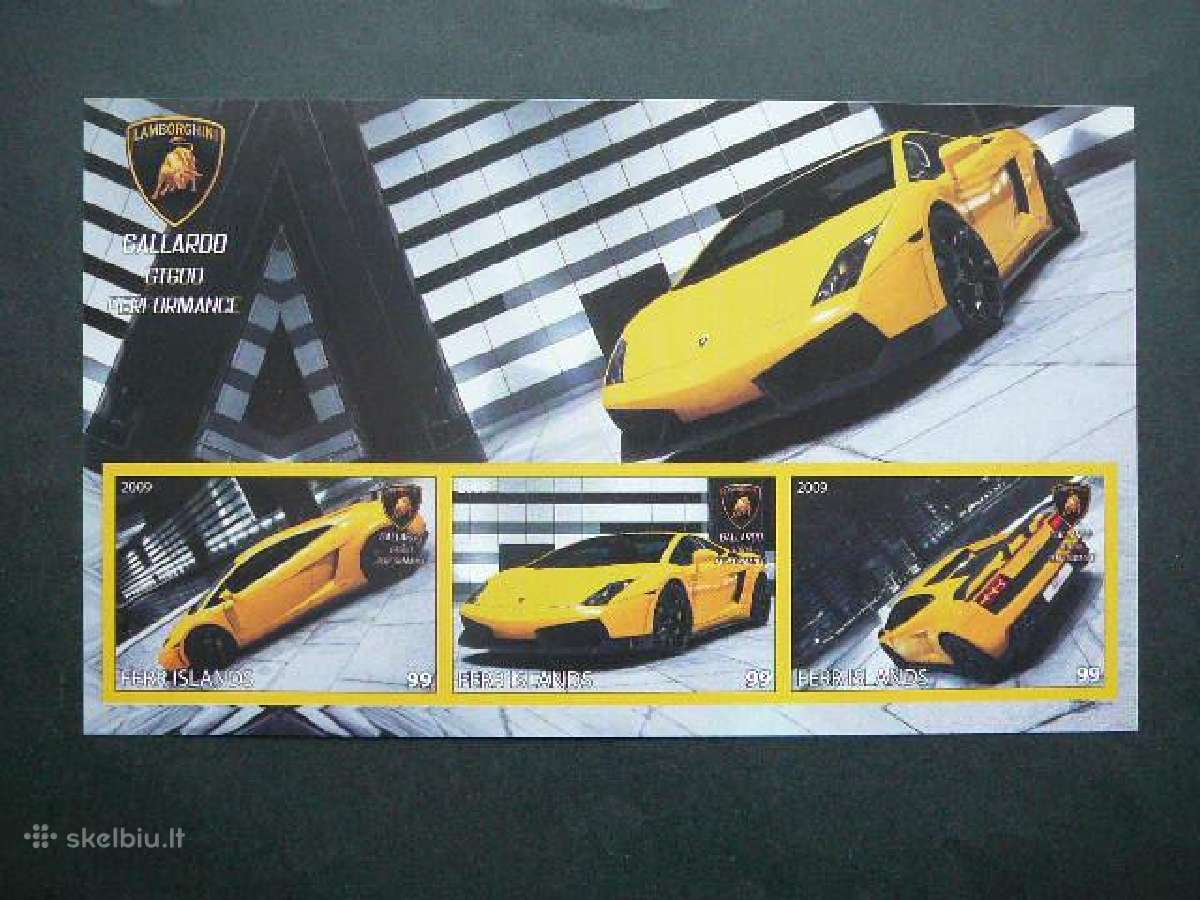 Automobiliai Lamborghini 2009 Mnh abg968