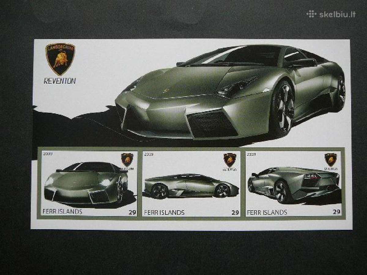 Automobiliai Lamborghini 2009 Mnh abg969