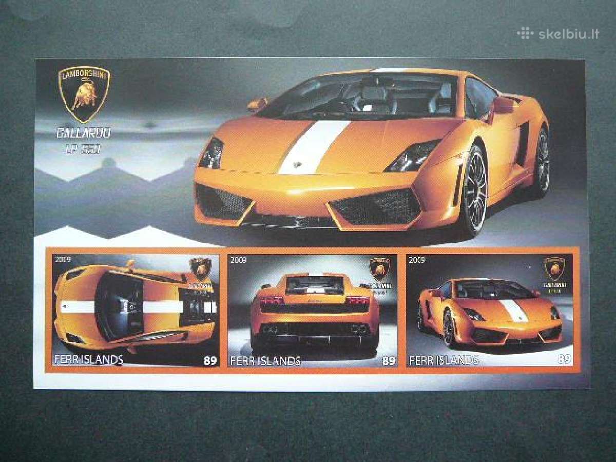 Automobiliai Lamborghini 2009 Mnh abg971
