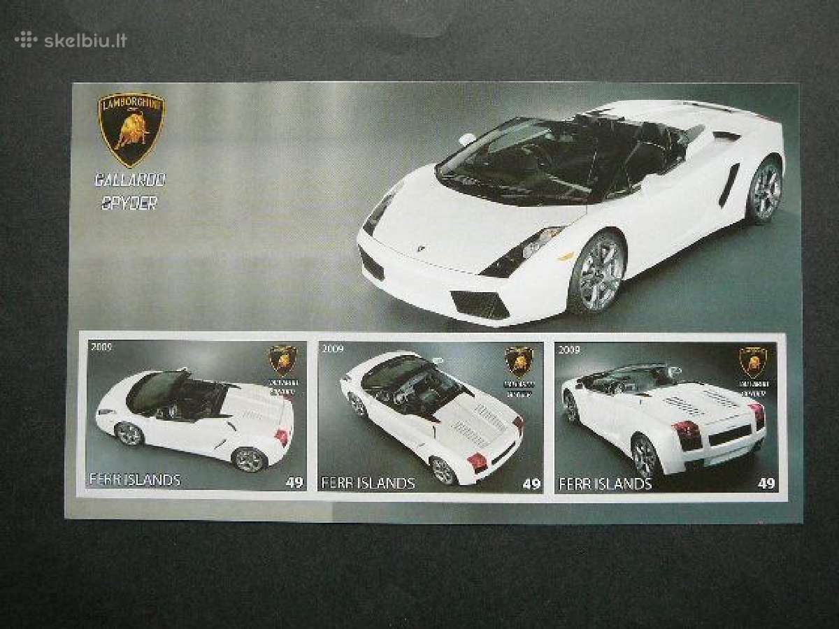 Automobiliai Lamborghini 2009 Mnh abg972