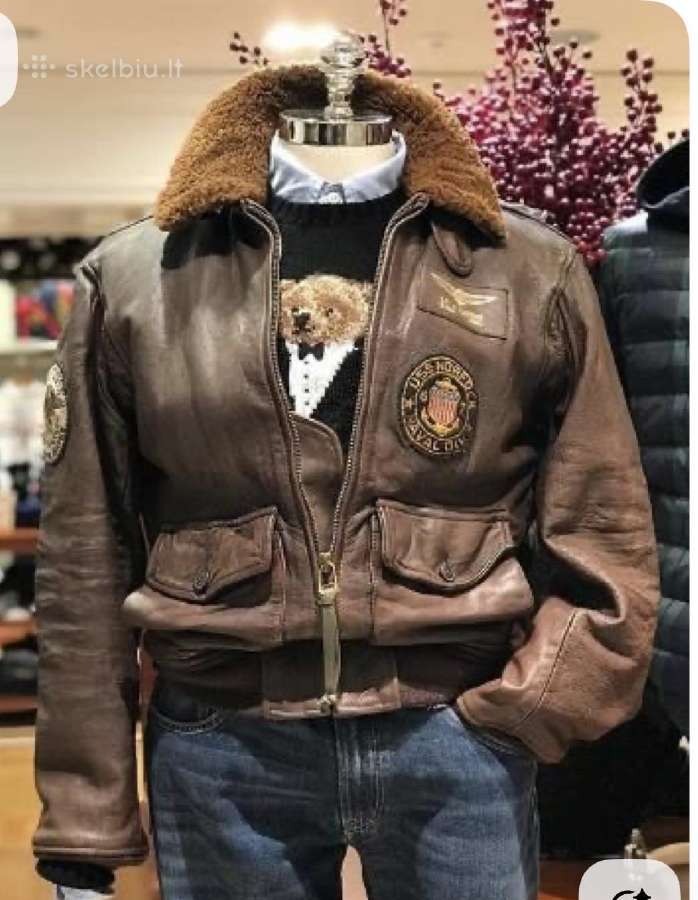 Polo Ralph Lauren odinė striukė