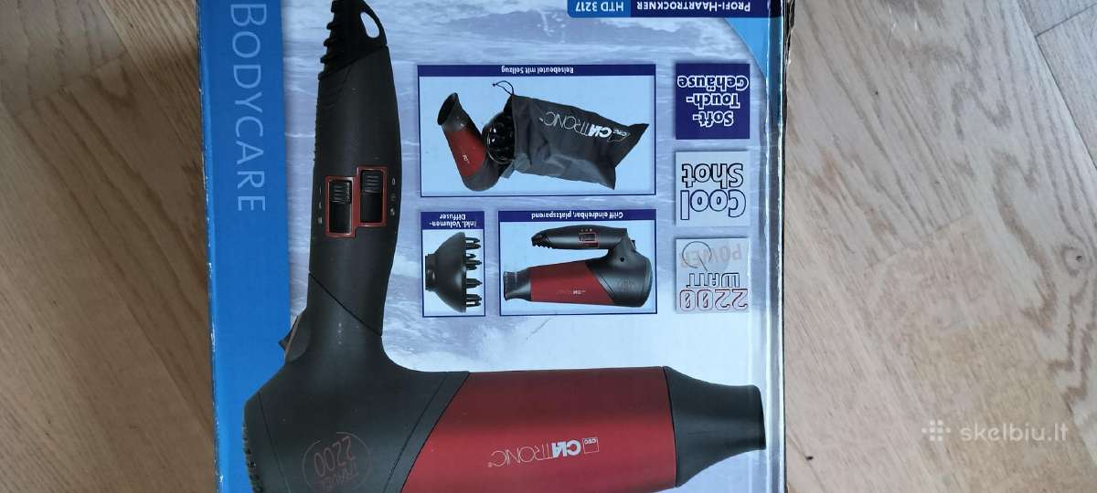 Kelioninis plaukų džiovintuvas su sulankstoma rank - nuotraukos Nr. 6