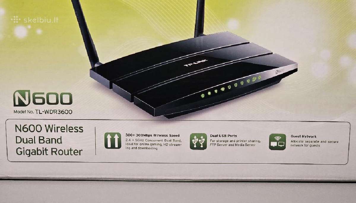 Maršrutizatorius Tp-link Tl-wdr3600 - nuotraukos Nr. 9