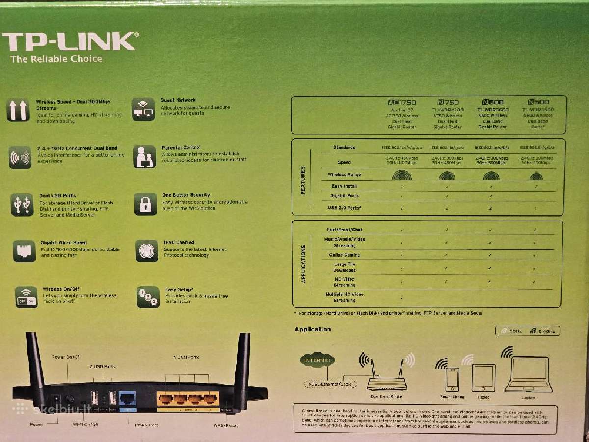 Maršrutizatorius Tp-link Tl-wdr3600 - nuotraukos Nr. 10
