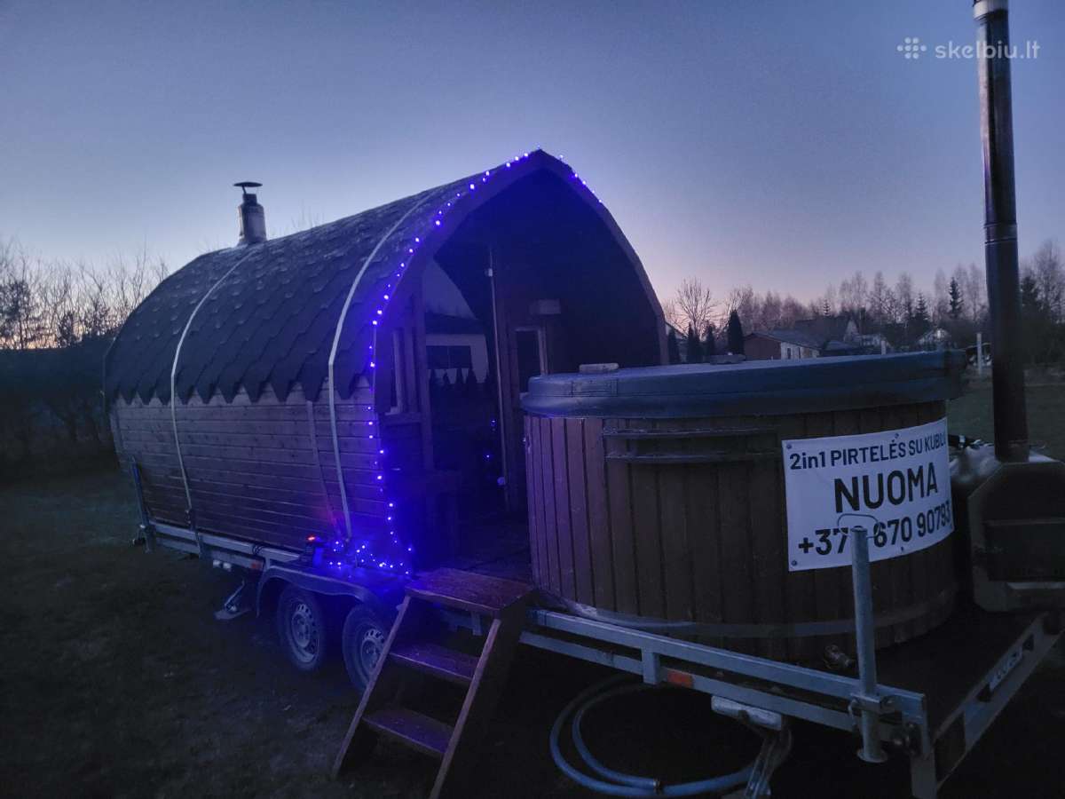 2in1 Kubilas kartu su pirtim Nuoma Vilnius - nuotraukos Nr. 5