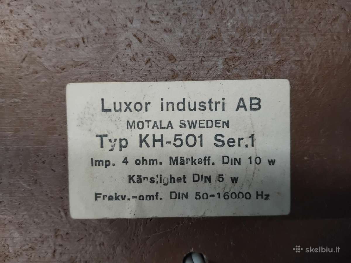 Luxor stage radionette crate koloneles - nuotraukos Nr. 2
