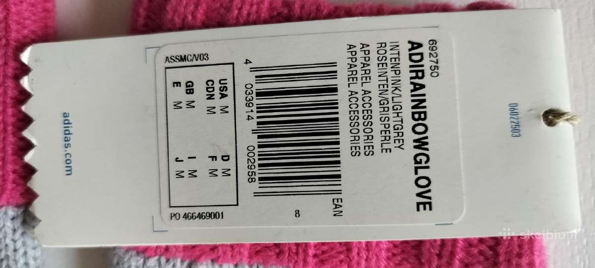 Pirštinės Adidas M dydis - nuotraukos Nr. 2