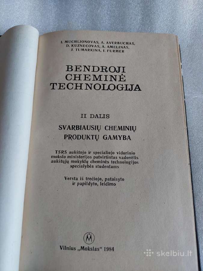 Bendroji cheminė technologija - nuotraukos Nr. 2