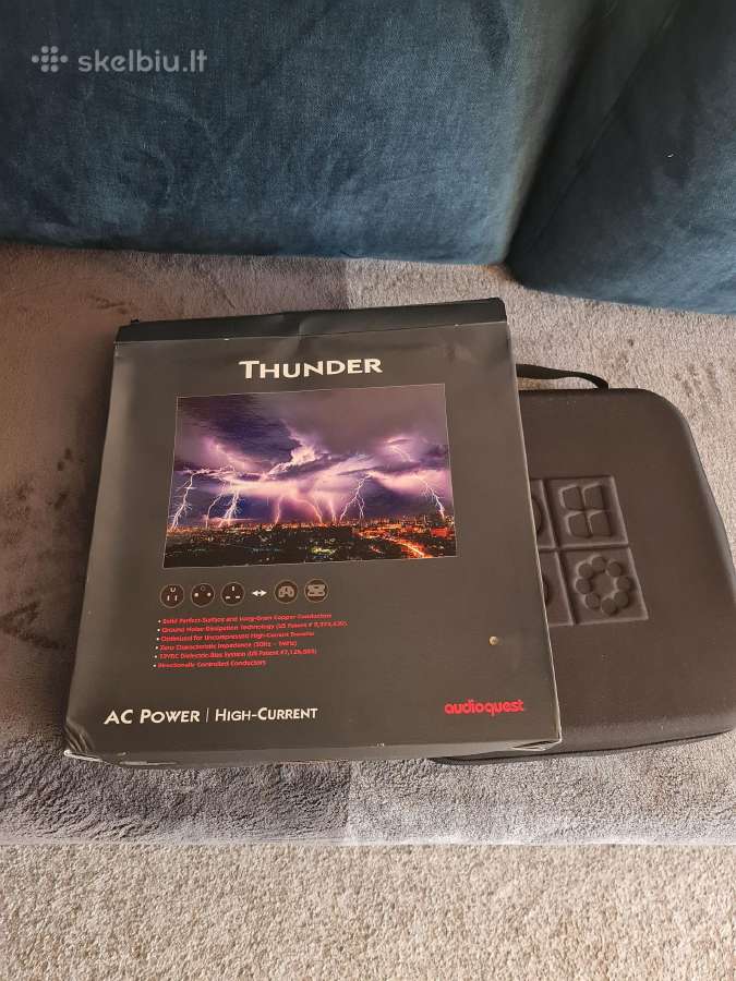 Audioquest Thunder High Current maitinimo kabelis
