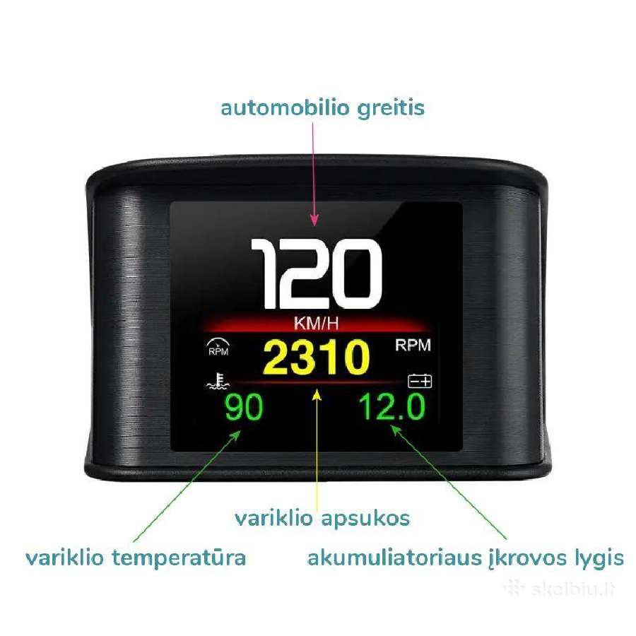 Toyota ir k.t. variklio temperatūros matuoklis. - nuotraukos Nr. 3