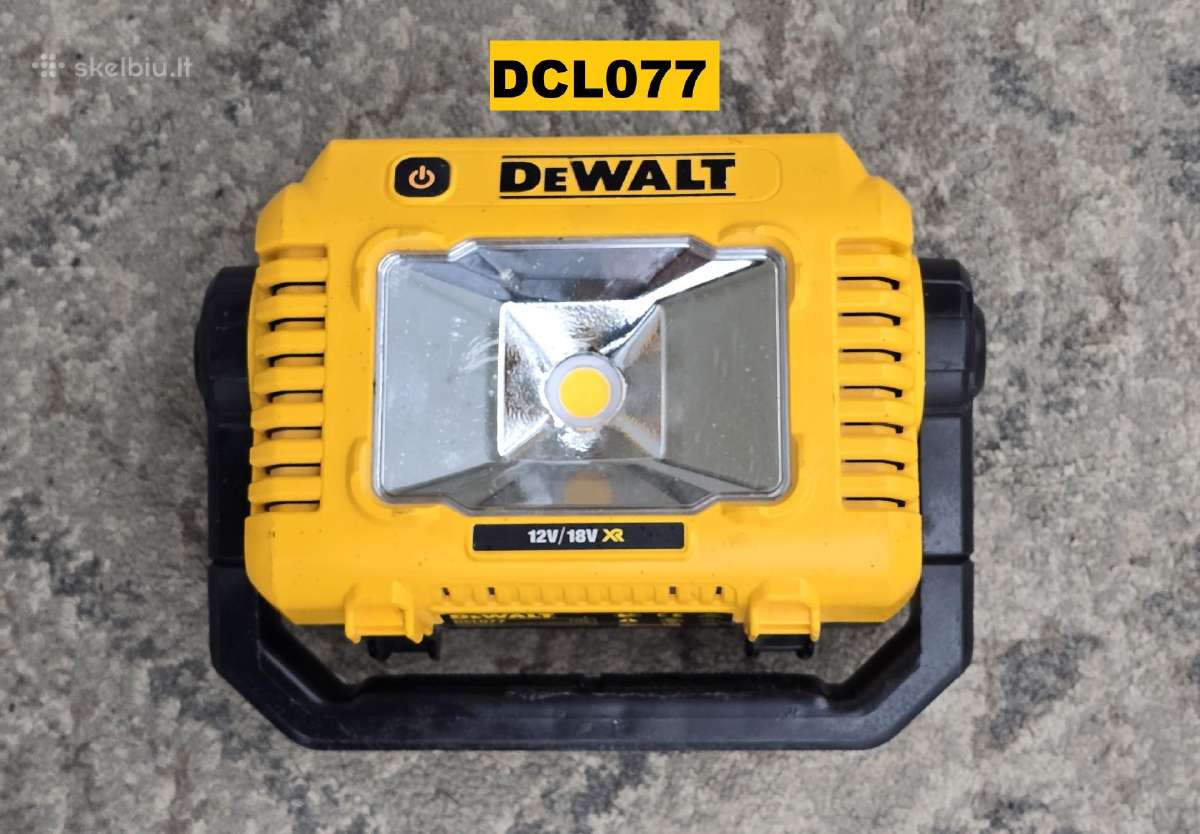 Dewalt baterijos krovikliai prožektoriai lagaminai - nuotraukos Nr. 2