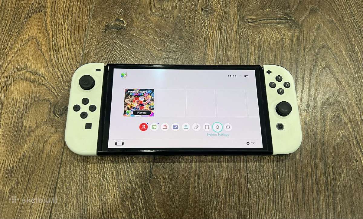 Nintendo Switch Oled, White, 64gb/mario kart 8 - nuotraukos Nr. 2