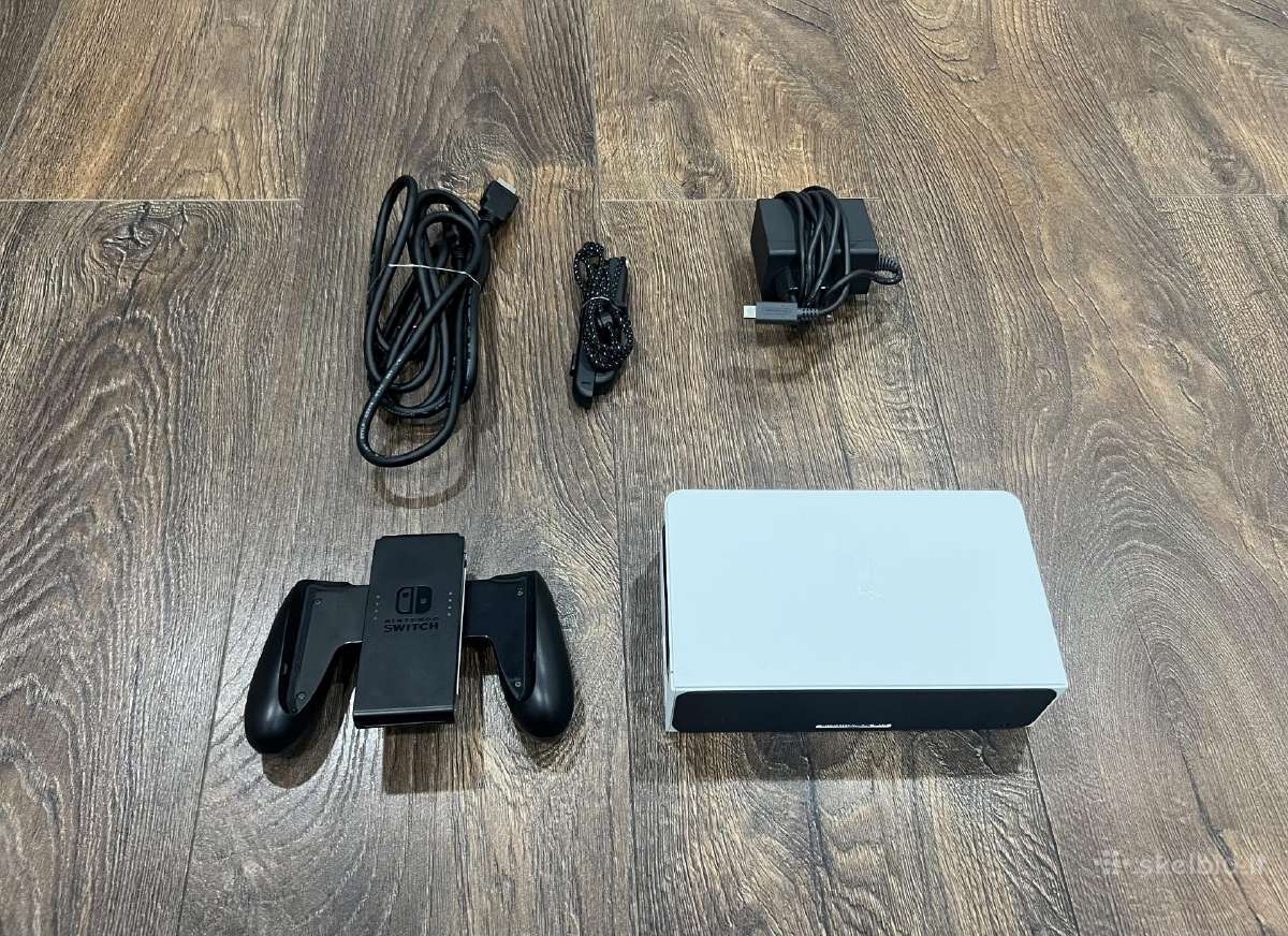 Nintendo Switch Oled, White, 64gb/mario kart 8 - nuotraukos Nr. 8