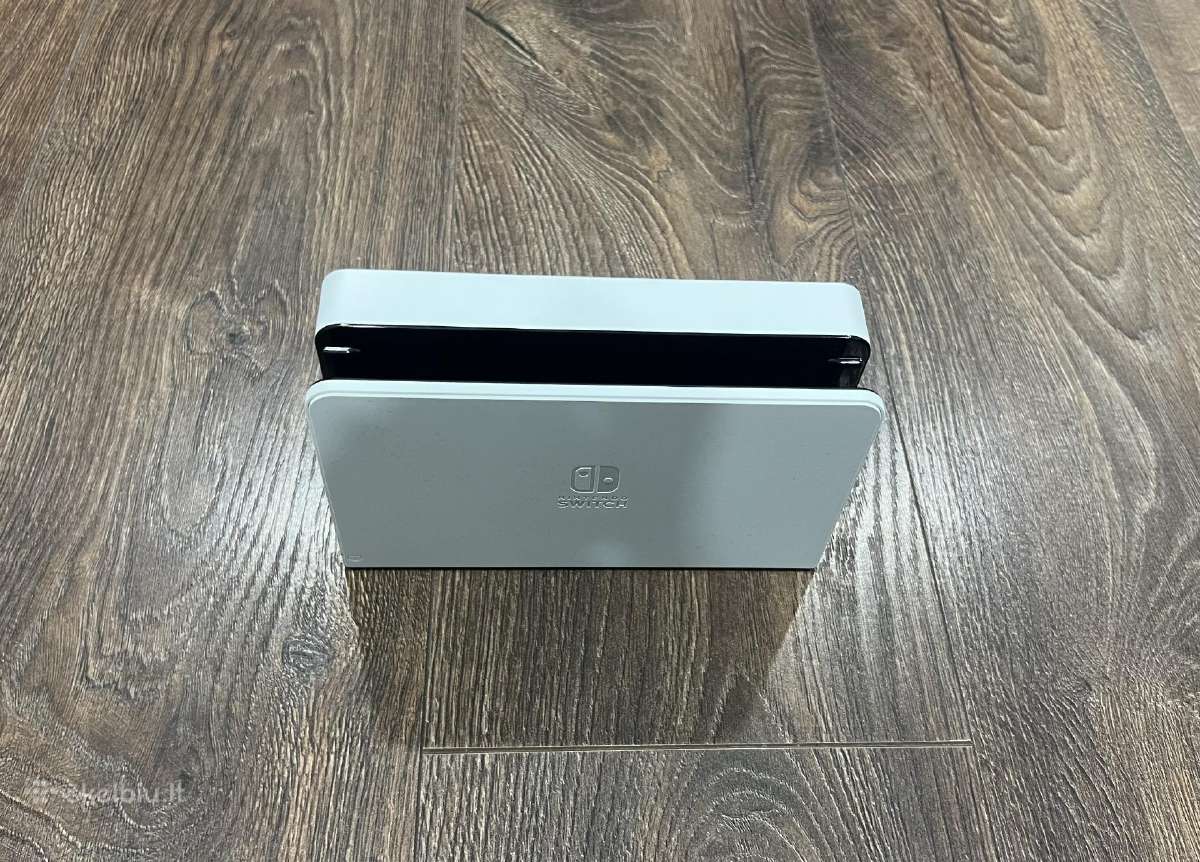 Nintendo Switch Oled, White, 64gb/mario kart 8 - nuotraukos Nr. 11
