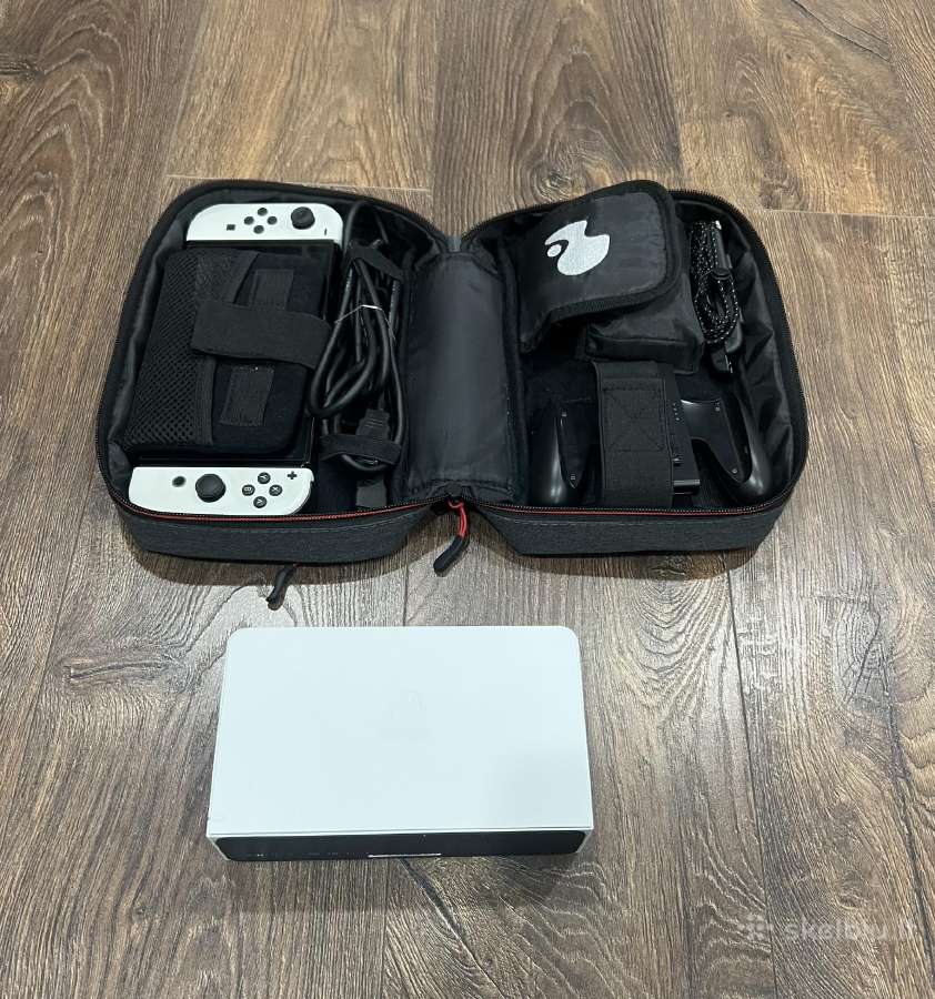 Nintendo Switch Oled, White, 64gb/mario kart 8 - nuotraukos Nr. 12